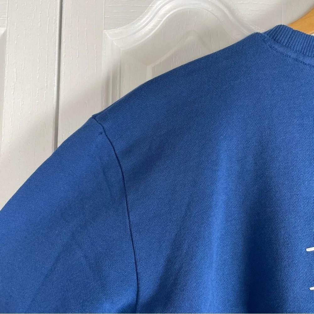 Seek Discomfort Essential Crewneck Sweater Sweatshirt Men’s XS Blue Motivational